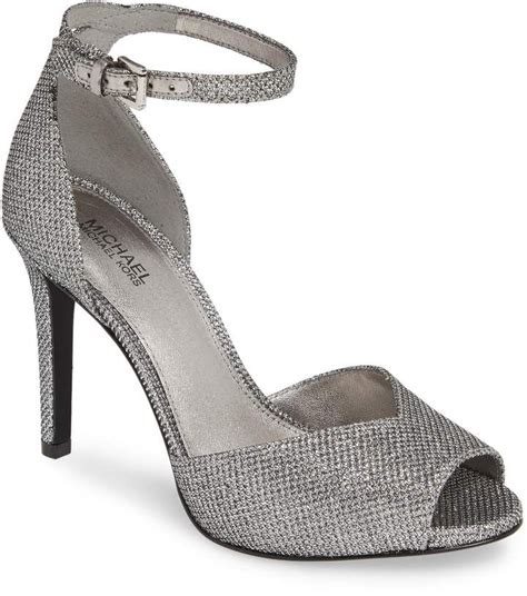 Michael Michael Kors Womens Cambria Peep Toe Casual, 